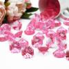 WBJKZJD 47pcs Large Acrylic Diamond Gems, 25 Carat Faux Crystal Diamonds for Vase Fillers, Table Scatter, Wedding & Event Decorations(Pink) view 1