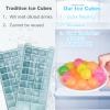 100 Pack Reusable Ice Cubes for Drinks - Colorful Round Shape Plastic Cubes Without Diluting - BPA Free, Refreezable for Coffee, Wine, Whiskey, Cocktails (Multicolor) view 4