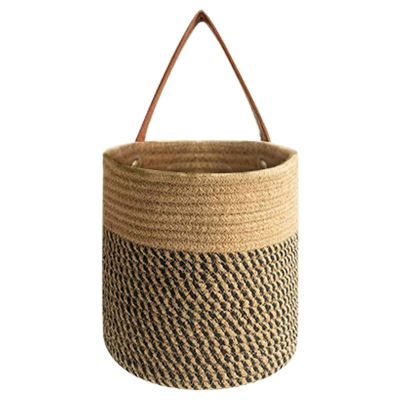 Galeril Wall Mounted Storage Storage Hanging Baskets Hanging Flower Pots Woven Plant Baskets Indoor Flower Pots Lace Plant Hangers Modern Storage Organizers Home Decoration Plants Towels (wm-35b)