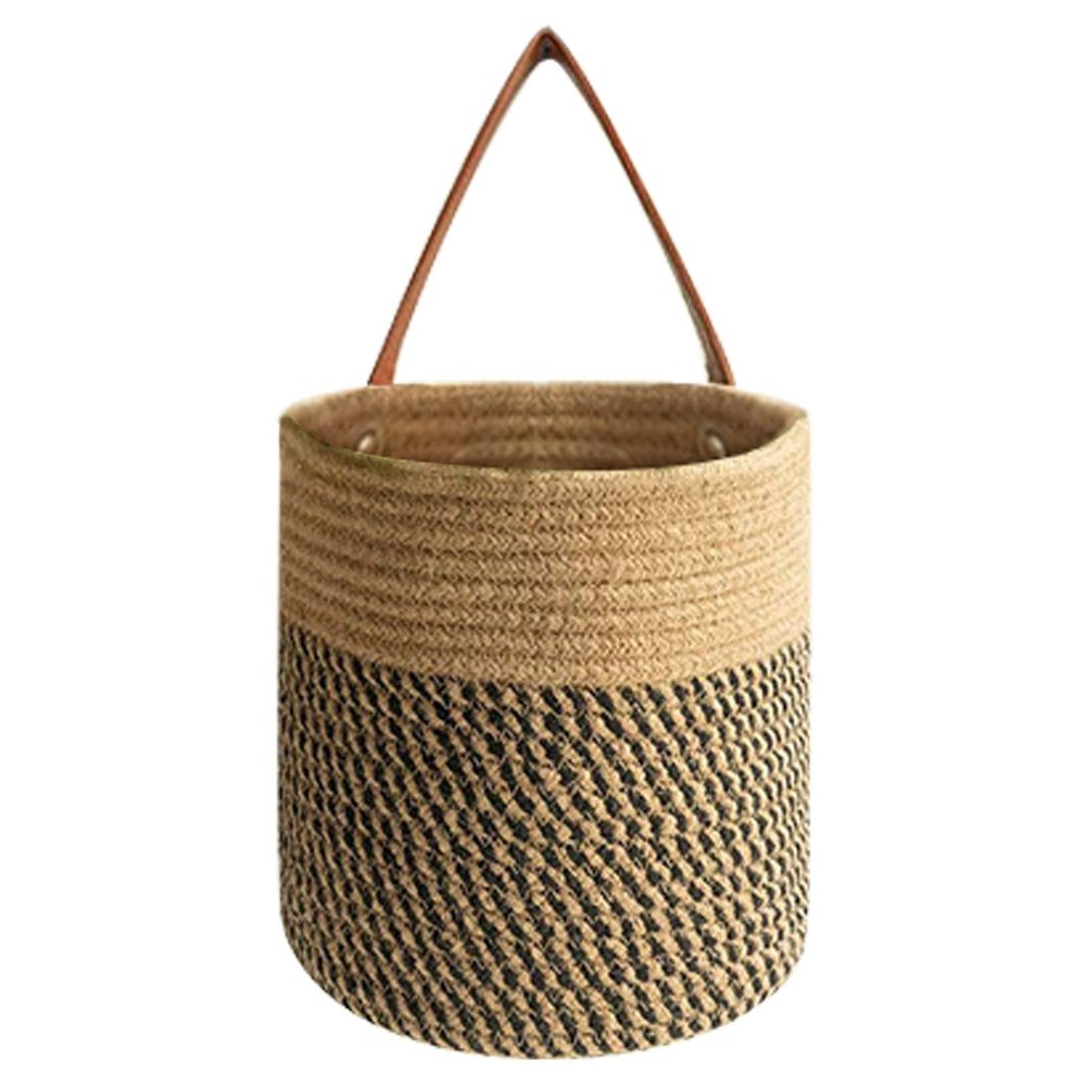 Galeril Wall Mounted Storage Storage Hanging Baskets Hanging Flower Pots Woven Plant Baskets Indoor Flower Pots Lace Plant Hangers Modern Storage Organizers Home Decoration Plants Towels (wm-35b)