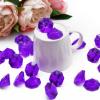 WBJKZJD 47pcs Large Acrylic Diamond Gems, 25 Carat Faux Crystal Diamonds for Vase Fillers, Table Scatter, Wedding & Event Decorations (Purple) view 3