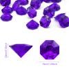 WBJKZJD 47pcs Large Acrylic Diamond Gems, 25 Carat Faux Crystal Diamonds for Vase Fillers, Table Scatter, Wedding & Event Decorations (Purple) view 4