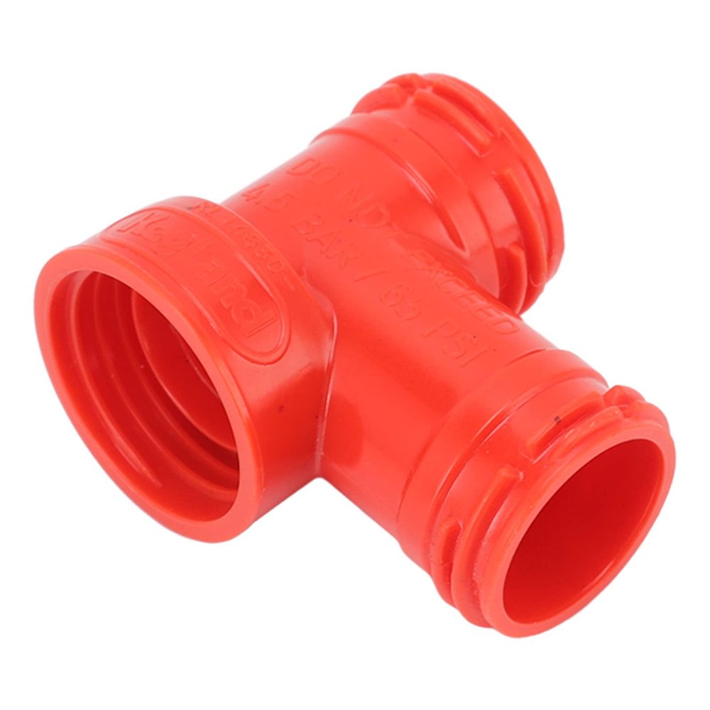 Plastic Carbonation Cap Tee Adapter, Beer Keg Tee Adapter, Bottle Cap Launcher, Oxygen Free Brewing Soda PET Bottles Filling Cap 3 Way Adapter
