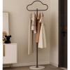 Garment Rack Freestanding Clothing Rack For Hanging Clothes Unique Cloud Shaped Clothes Rail With Stable Slate Base, Space Saving Metal Coat Rack For Bedroom Office And Hallway, 40x175CM(Color:Black) view 2