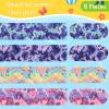 Boao 8 Pack Towel Bands for Beach Chair, Pool & Cruise Essentials, Elastic and Windproof, Towel Chair Clips Lounge Strap Holder, Cruise Ship Accessories (Elegant Style) view 3
