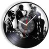 Vinyl Mural 30Cm Saxophone Piano Trio Jazz Vinyl Music Record Wall Clock for Band Group Accessory Vinyl Album Crafts Music House Decor view 1