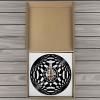 Music Vinyl Wall Clock 12Inch Kaleidoscope Circle Vinyl Record Wall Clock Modern Design Fractal Home Decor Hanging Watch view 3
