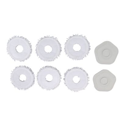 TYTOGE Mop Cloths for Bot W10 W10 Pro Vacuum Cleaner Pads Mop Pads Replacement with Holder