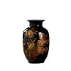 Black Vases Chinese Ceramic Flower Vase Decorated with Peony Design for Home Living Room Display and Gift from Jingdezhen Porcelain view 1
