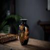 Black Vases Chinese Ceramic Flower Vase Decorated with Peony Design for Home Living Room Display and Gift from Jingdezhen Porcelain view 4