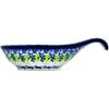 Polmedia Polish Pottery Condiment Dish UNIKAT - Sweet Little Village Pattern Handmade in Boleslawiec Poland by Ceramika Artystyczna + Certificate of Authenticity view 3