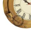 Antique Nautical Navigation Marine Ship Brass Porthole Clock Solid Brass Clock 9 Inch Best for Gift (S W L) view 4