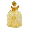 Polmedia Polish Pottery Angel Figurine - Yellow Pattern Made in Poland view 3