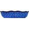Polmedia Polish Pottery Rectangular Baker - Deep Into The Blue Sea Pattern Handmade in Boleslawiec Poland by Ceramika Artystyczna + Certificate of Authenticity view 3