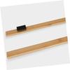 STOBAZA 3pcs Flag Hanging Pole Poster Clips Solid Wood Construction Easy Setup Indoor Outdoor Use view 4