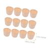 Kisangel 48pcs Bamboo Woven Flower Baskets Storage Bin Organizer for Home Snack Decor view 2