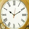 Antique Nautical Navigation Marine Ship Brass Porthole Clock Solid Brass Wall 15 Inch Best for Gift (C F T) view 4