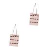 Zerodeko 2pcs Felt Sunglasses Hanging Bag Eyewear Organizer for Wall Display Compact Storage for Home Decor Protects Accessories from Damage Camel view 1
