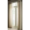 allen + roth 84-in Green Polyester Light Filtering Back Tab Single Panel view 1