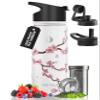 18 oz Insulated Tea Tumbler Bottle with Infuser, Travel Mug view 1