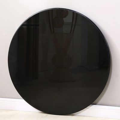 WEBUP 16inch Kitchen Turntable Glass Lazy Susan Organizer  Lazy Susan Turntable For Table Round Rotating Tray 360 Spinning Service Plate, Black (Size : 90cm/34inch)