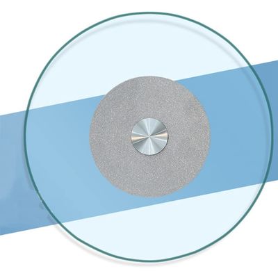 WEBUP Clear Turntable 28" 30" 34" 38" Glass Lazy Susan Table Centerpiece Serving Plate Heavy Duty Service Tray For Sharing Food Easier-Round/Explosion-Proof (Color : Silver, Size : 90cm/34inch)