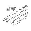 TNDYIG 5 Sets Upholstery Springs Metal Sofa Couch Recliner Chair Settee Coil Seat Back Repalcement Repair Kit (Size : 55cm 5sets) view 1