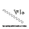 TNDYIG 5 Sets Upholstery Springs Metal Sofa Couch Recliner Chair Settee Coil Seat Back Repalcement Repair Kit (Size : 55cm 5sets) view 2