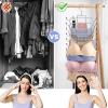 4Pcs Tank Top Hangers Space Saving Hanger Organizer Bra Hangers for Closet Organizer 360 Rotating Metal Closet Organizers and Storage Lingerie for Cami Bras Belts Swimsuits Lingeries Silver view 2