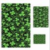 St Patricks Day Shamrock Bathroom Towel Set,Microfiber Bath Kitchen Beach Hand Dish Towels Set,Irish Saint Green Spring Clover Quick Dry Luxury Soft Decorative Towels+Set Clearance Bulk Accessories view 1