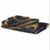 Abstract Navy Blue Bathroom Towel Set,Microfiber Bath Kitchen Beach Hand Dish Towels Set,Modern Marble Gold Ombre Quick Dry Luxury Soft Decorative Towels+Set Clearance Prime Bulk Accessories Decor view 2