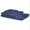 Abstract Navy Bathroom Towel Set,Microfiber Bath Kitchen Beach Hand Dish Towels Set,Blue Modern Geometric Mountain Line Art Quick Dry Luxury Soft Decorative Towels+Set Clearance Bulk Accessories Decor view 2