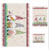 Floral Bathroom Towel Set,Microfiber Bath Kitchen Beach Hand Dish Towels Set,Tulip Flower Easter Basket Eggs Gnomes Carrot Rustic Spring Holiday Quick Dry Luxury Soft Decorative Towels+Set Clearance view 1