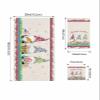 Floral Bathroom Towel Set,Microfiber Bath Kitchen Beach Hand Dish Towels Set,Tulip Flower Easter Basket Eggs Gnomes Carrot Rustic Spring Holiday Quick Dry Luxury Soft Decorative Towels+Set Clearance view 4