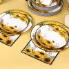 Gudvilla Sunflower Party Decorations, Sunflower Plates and Napkins Party Supplies Serves 50, for Birthday Bee Baby Shower Bridal Shower, Easter Mother's Day, Summer Fall Thanksgiving Decorations view 2
