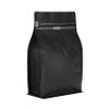EverPack Matte Black Aluminum Foil Coffee Bags - Resealable, Degassing Valve, Flat Bottom Side Gusset Stand-Up Zipper Pouches with Pull-to-Open Tape, 50-Pack (Fits 8oz / 0.5lb / 227g Beans or Ground) view 1