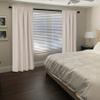 Frelement Blackout Linen Curtains Rod Pocket and Back Tab Curtains Window Treatments for Living Room Thermal Insulated Curtains Privacy Curtains, 72" W x 84" L, 2 Panels, Ivory White view 2