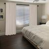 Frelement Blackout Linen Curtains Rod Pocket and Back Tab Curtains Window Treatments for Living Room Thermal Insulated Curtains Privacy Curtains, 72" W x 84" L, 2 Panels, Ivory White view 3