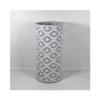Umbrella Stands,Indoor Round Wrought Iron with Drip Tray and 3 Hooks Hotel Office Corridor/Brown view 2