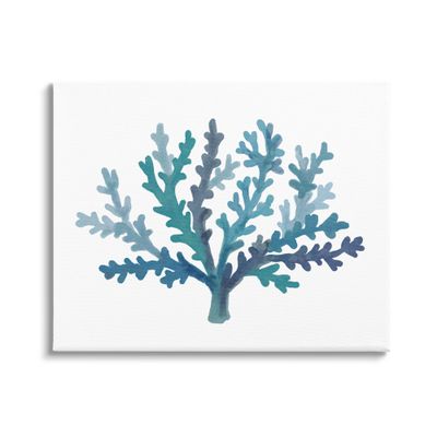 Stupell Industries Casual Blue Aquatic Coral Canvas Wall Art, Design by Nina Muis Surface Design