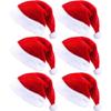 34 Pieces, Christmas Photo Props for Photoshoot | Santa Hat for Christmas Party Favors Pack of 6 | Christmas Photo Booth Props | Santa Claus Hat for Christmas Party Decorations | Santa Hats Adult view 3