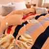 ZTGL Super Soft Plush Weighted Blanket in Winter, Lamb Velvet and Flannel Velvet Double Heavy Warm Fabrics, Hygroscopic Breathable Fleece Double Sided Thickened Warm Quilt,C,220X240cm/4.7kg view 4