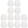 12pcs Creative Handleless Beverage Jugs for Coffee Juice and Yogurt Drip Spout Design for Easy Pouring for Home and Cafe Use view 1