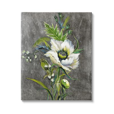 Stupell Industries Detailed Flower Buds Bloom Canvas Wall Art, Design by Liz Jardine