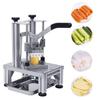 Rismanor Commercial French Fries Cutter 1/4 3/8 6 Wedges 6 Wedges to Core Stainless Steel Blades Potato Slicer Fruit Chopper for Restaurant Home Kitchen Cutting, Sliver view 2