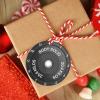 Barbell Weight Plate Fitness Lovers Personalized Christmas Ornaments 2022 Barbell Ornaments for Christmas Trees Acrylic Christmas Ornaments Keepsake Gifts for Wedding Anniversary Holiday Pendants view 3
