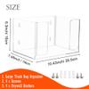 Aphbrada Extra Large Trash Bag Dispenser Roll Holder, Wall Mount Acrylic Garbage Bag Dispenser Roll Holder for Kitchen Cabinet, Trash Waste Bin Liners Organizer Under Sink, Clear view 3