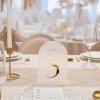 UNIQOOO Frosted Arch Wedding Table Numbers 1-20, Gold Foil Printed 5x7 Acrylic Display Signs and Holders, Pack of 20, Perfect for Centerpiece, Reception, Decoration, Party, Anniversary, Event view 2