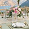 UNIQOOO Frosted Arch Wedding Table Numbers 1-20, Gold Foil Printed 5x7 Acrylic Display Signs and Holders, Pack of 20, Perfect for Centerpiece, Reception, Decoration, Party, Anniversary, Event view 3