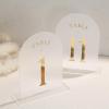 UNIQOOO Frosted Arch Wedding Table Numbers 1-20, Gold Foil Printed 5x7 Acrylic Display Signs and Holders, Pack of 20, Perfect for Centerpiece, Reception, Decoration, Party, Anniversary, Event view 4